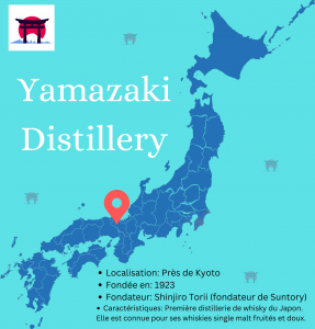 Yamazaki Distillerie infographie