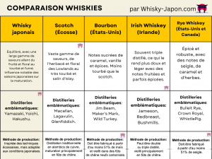 Comparaison avec d'autres whiskies mondiaux